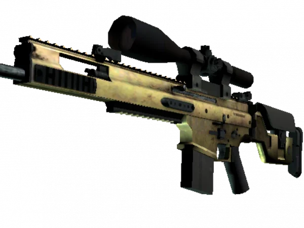 SCAR-20 | Brass (Well-Worn)