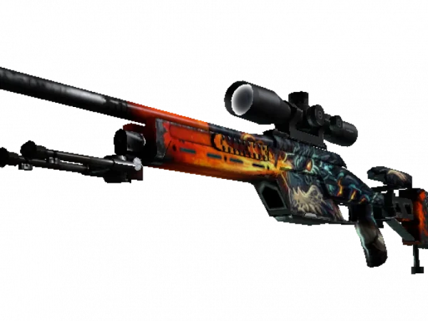 SSG 08 | Dragonfire (Well-Worn)