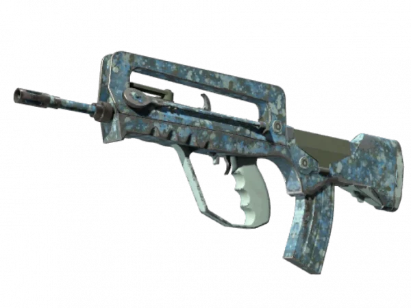 Souvenir FAMAS | Cyanospatter (Field-Tested)