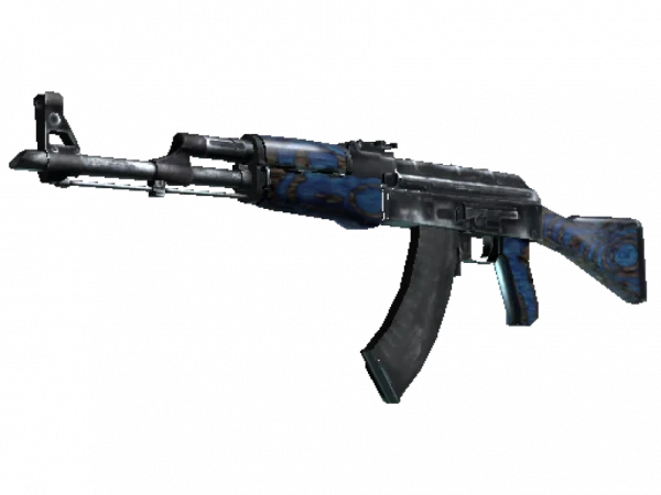 StatTrak™ AK-47 | Blue Laminate (Well-Worn)