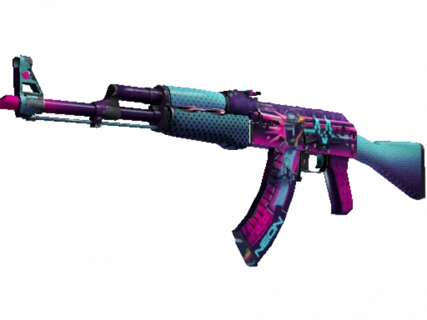 StatTrak™ AK-47 | Neon Rider (Well-Worn)