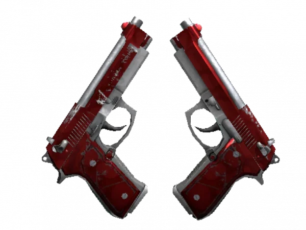 StatTrak™ Dual Berettas | Hemoglobin (Field-Tested)