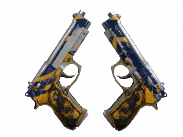 StatTrak™ Dual Berettas | Marina (Battle-Scarred)