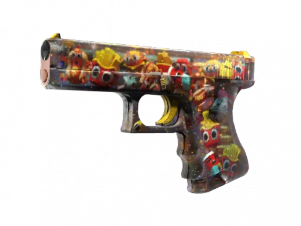 StatTrak™ Glock-18 | Snack Attack (Battle-Scarred)