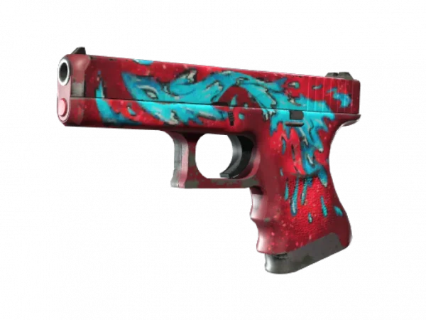 StatTrak™ Glock-18 | Water Elemental (Well-Worn)