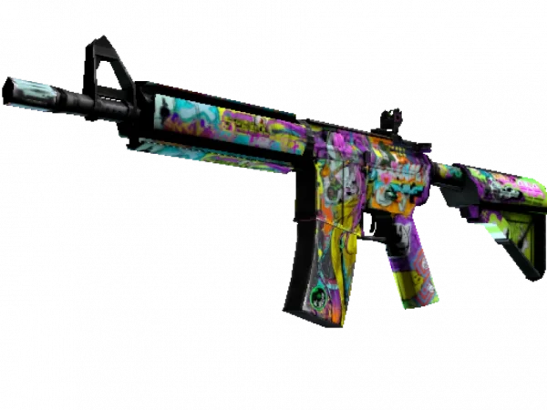 StatTrak™ M4A4 | In Living Color (Well-Worn)