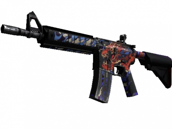 StatTrak™ M4A4 | 龍王 (Dragon King) (Battle-Scarred)