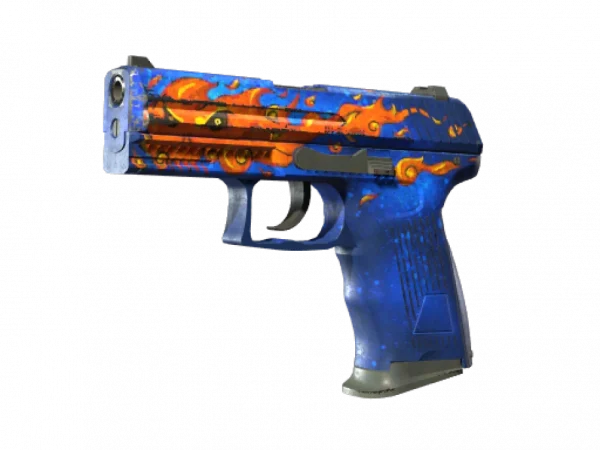 StatTrak™ P2000 | Fire Elemental (Battle-Scarred)