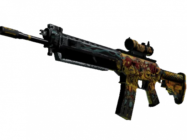 StatTrak™ SG 553 | Colony IV (Well-Worn)