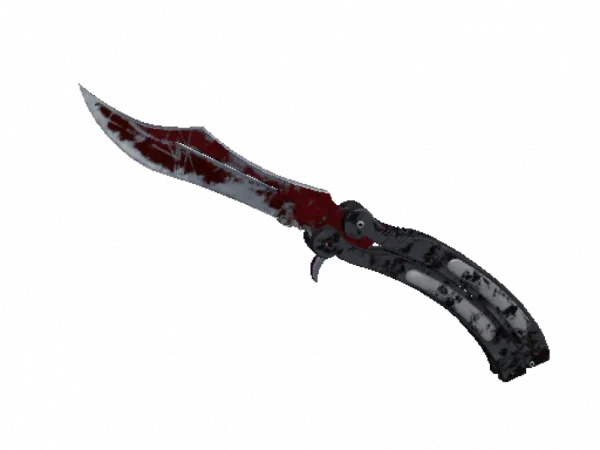 ★ Butterfly Knife | Crimson Web (Battle-Scarred)