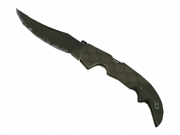 ★ Falchion Knife | Safari Mesh (Well-Worn)