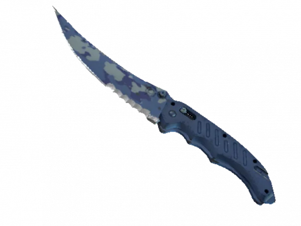 ★ Flip Knife | Bright Water (Well-Worn)