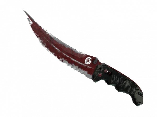 ★ Flip Knife | Crimson Web (Battle-Scarred)