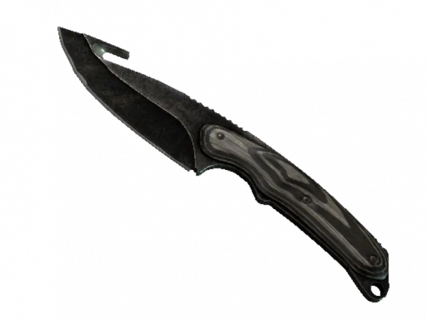 ★ Gut Knife | Black Laminate (Battle-Scarred)