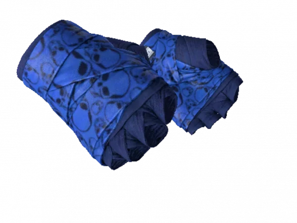 ★ Hand Wraps | Cobalt Skulls (Minimal Wear)