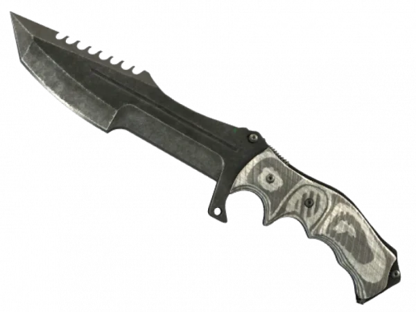 ★ Huntsman Knife | Black Laminate (Battle-Scarred)