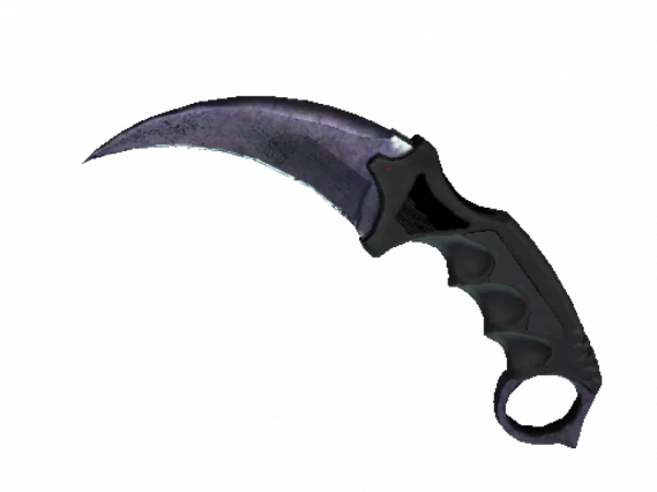 ★ Karambit | Blue Steel (Battle-Scarred)