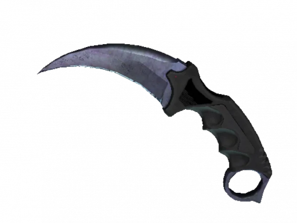 ★ Karambit | Blue Steel (Well-Worn)