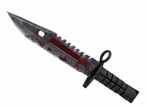 ★ M9 Bayonet | Crimson Web (Battle-Scarred)