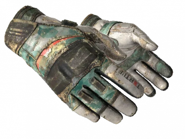 ★ Moto Gloves | Spearmint (Battle-Scarred)