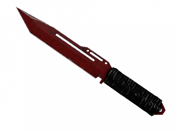 ★ Paracord Knife | Crimson Web (Well-Worn)