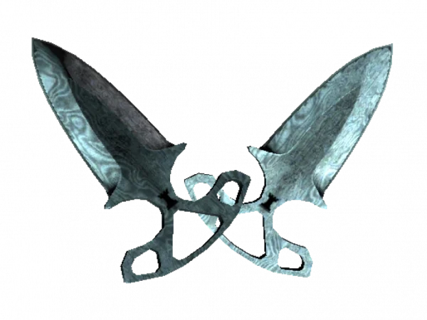 ★ Shadow Daggers | Damascus Steel (Battle-Scarred)