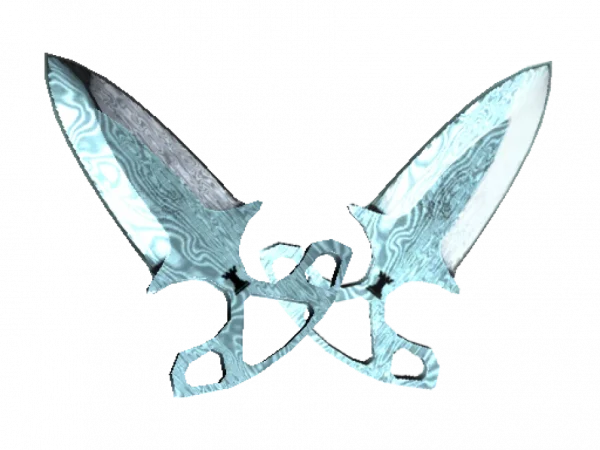 ★ Shadow Daggers | Damascus Steel (Minimal Wear)