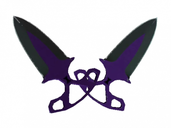 ★ Shadow Daggers | Ultraviolet (Well-Worn)