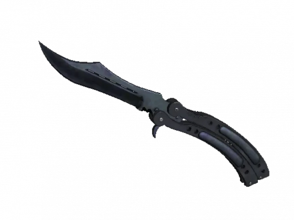 ★ StatTrak™ Butterfly Knife | Blue Steel (Field-Tested)