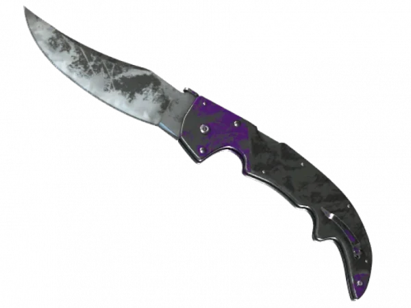 ★ StatTrak™ Falchion Knife | Ultraviolet (Battle-Scarred)