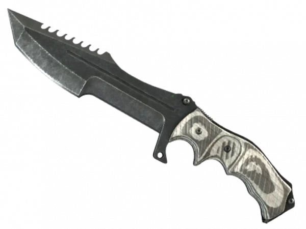 ★ StatTrak™ Huntsman Knife | Black Laminate (Well-Worn)