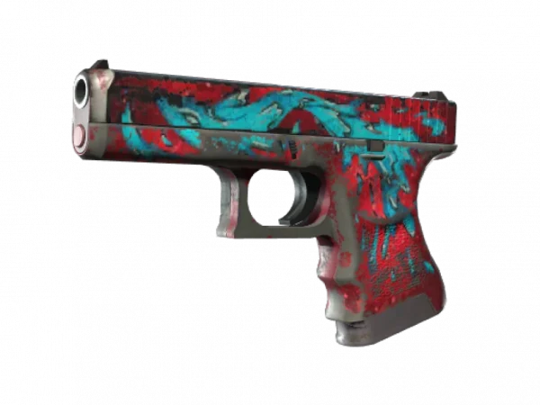 Glock-18 | Water Elemental (Battle-Scarred)