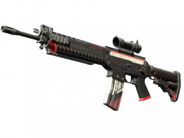 SG 553 | Cyrex (Battle-Scarred)