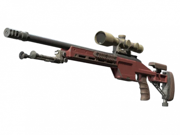 SSG 08 | Red Stone (Well-Worn)