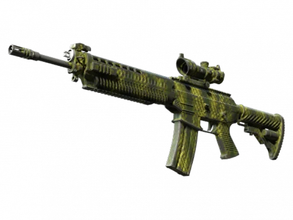 Souvenir SG 553 | Gator Mesh (Well-Worn)