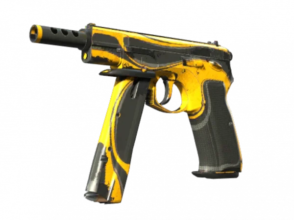 StatTrak™ CZ75-Auto | Yellow Jacket (Battle-Scarred)