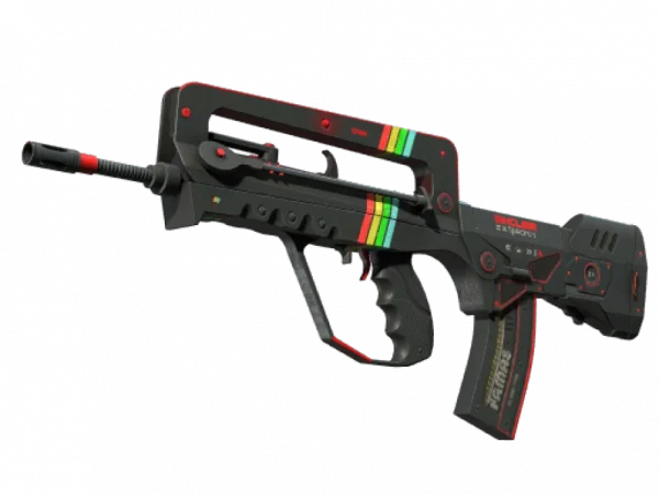 StatTrak™ FAMAS | ZX Spectron (Battle-Scarred)