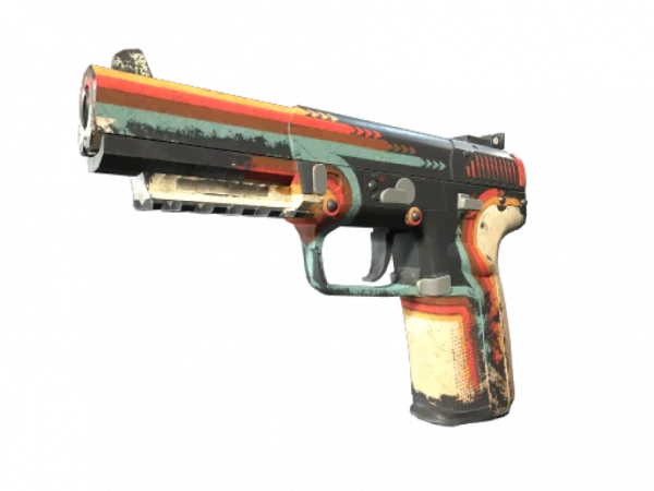 StatTrak™ Five-SeveN | Retrobution (Battle-Scarred)