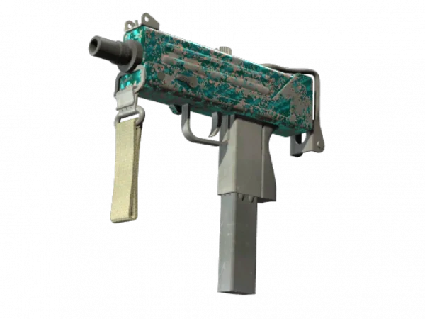 StatTrak™ MAC-10 | Malachite (Battle-Scarred)