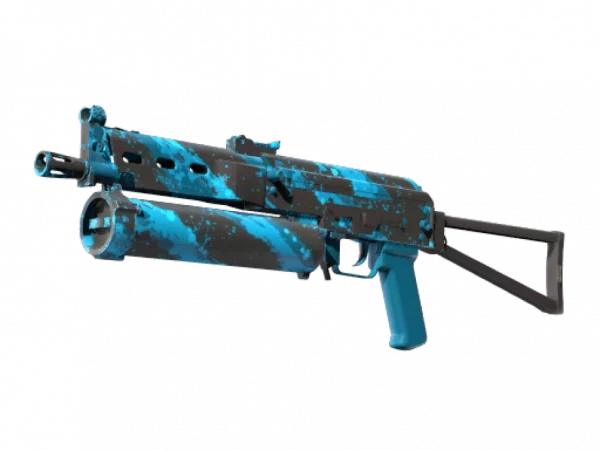 StatTrak™ PP-Bizon | Blue Streak (Minimal Wear)