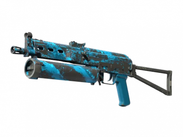 StatTrak™ PP-Bizon | Blue Streak (Well-Worn)