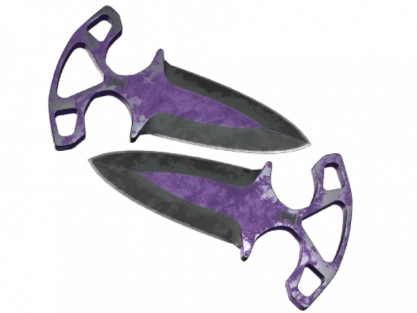 ★ StatTrak™ Shadow Daggers | Ultraviolet (Battle-Scarred)