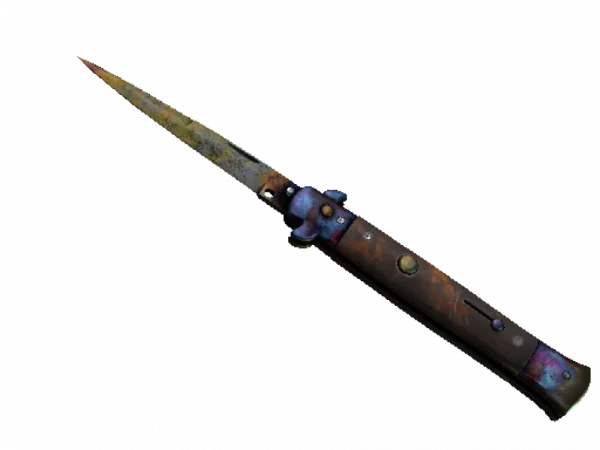 ★ StatTrak™ Stiletto Knife | Case Hardened (Battle-Scarred)