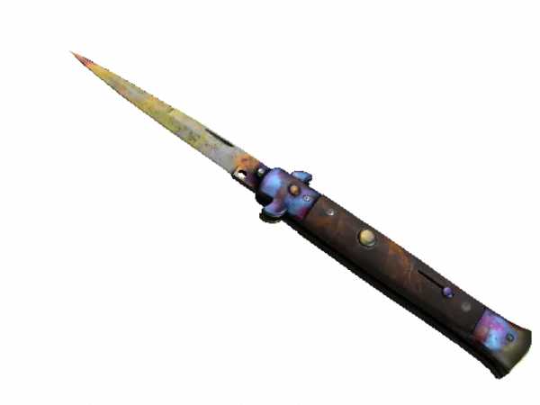 ★ StatTrak™ Stiletto Knife | Case Hardened (Well-Worn)