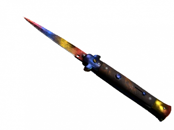 ★ StatTrak™ Stiletto Knife | Marble Fade (Minimal Wear)