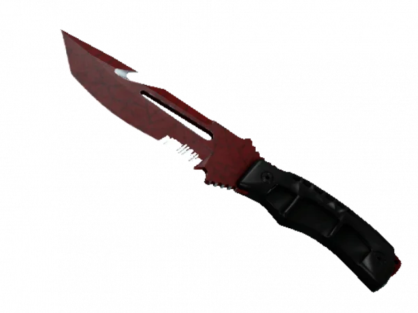 ★ StatTrak™ Survival Knife | Crimson Web (Well-Worn)