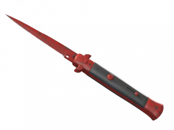 ★ Stiletto Knife | Crimson Web (Minimal Wear)