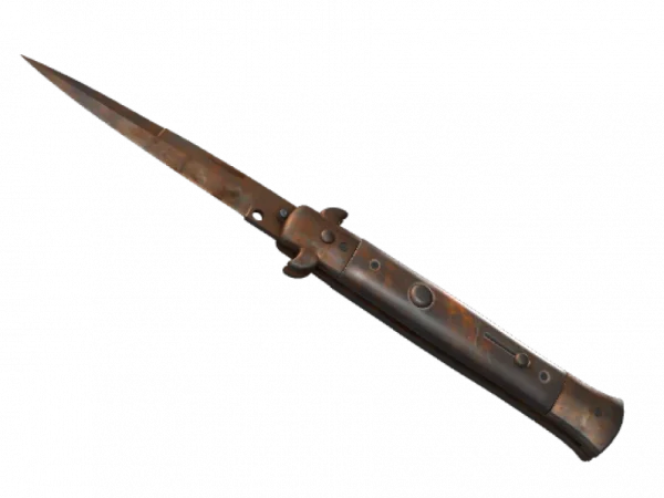 ★ Stiletto Knife | Rust Coat (Battle-Scarred)