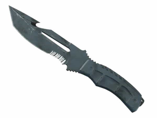 ★ Survival Knife | Night Stripe (Battle-Scarred)